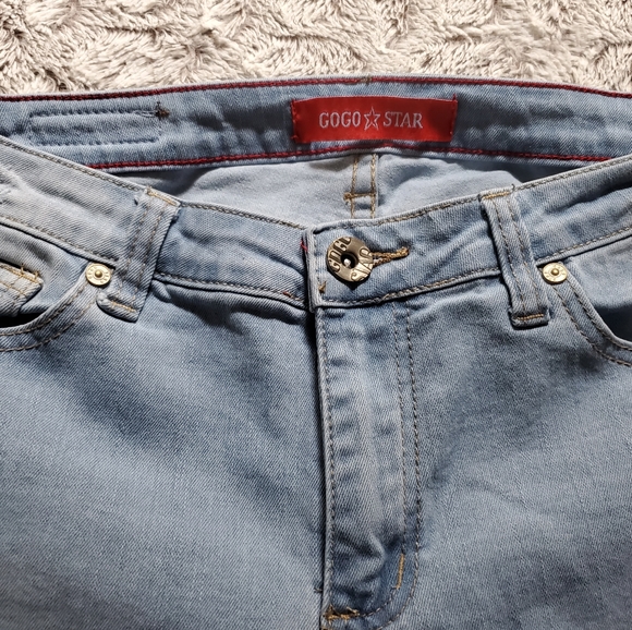 GOGO STAR Distressed Jeans Size 11 - Picture 6 of 8